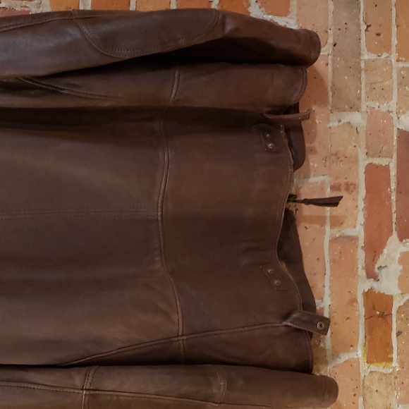 Andrew Marc New York Men's Brown Leather Jacket XL - Picture 5 of 10